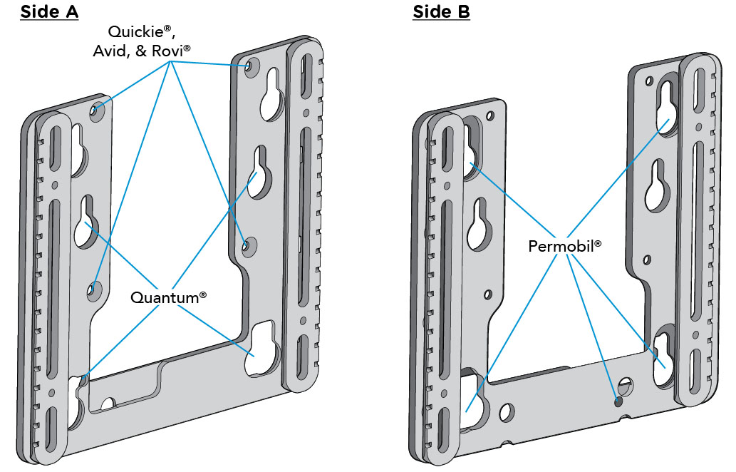 Bracket Side A & B